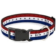 thumbnail image 1 of Buckle-Down BAC-W30198-NL Breakaway Cat Collar, 1 2" Wide - Fits 9-15" Neck - Large, Americana, 1 of 1