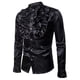thumbnail image 1 of Trajes de hombre Diseño de moda Cuello alto Camisas de manga larga Ropa de trabajo, 1 of 2