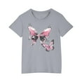thumbnail image 1 of HVOBBTY T-shirt Doux à Manches Courtes Décontracté pour Tout-Petit, T-shirt Imprimé pour Garçons Tout-Petits Mode Col Rond Imprimé Manches Courtes Gris, 9 Ans, 1 of 3