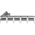 thumbnail image 4 of Meridian Furniture Nizuc Grey Outdoor Patio Modular Sectional, 4 of 8