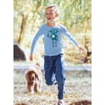 thumbnail image 2 of Robot Holding A Flower Long Sleeve Toddler -Image by Shutterstock,  5 Toddler, 2 of 4