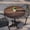 Dark Brown, variant on Flash Furniture 31.5" Round Dark Brown Indoor Outdoor TopGuard HPL Wrapped Tabletop, Seamless Edge, Scratch & Stain Resistant, Commercial Grade