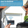 thumbnail image 4 of Universal Garage Door Opener Keypad, Keyless Entry Compatible Garage Door Opener Remote Learn Button Dip Switch,1*set Garage Door Opener Keypad, 4 of 8