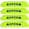 thumbnail image 1 of 4 Uds. Autoadhesivo para puerta de coche, pegatina de advertencia reflectante, cinta de seguridad, señal adhesiva (verde) TUNC Sencillez, 1 of 5