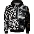 thumbnail image 4 of Sudadera con capucha con estampado de calavera y diablo para hombre, ropa informal holgada Y2k, sudadera con capucha moderna para hombre, 4 of 5