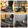 thumbnail image 3 of ywluxe Men's & Women's Safety Shoes - Lightweight, Anti-Slip, Breathable, Insulated & Wear-Resistant, Steel Toe/Composite Toe with Puncture Proof for Outdoor & Construction Sites, 3 of 9