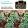 thumbnail image 5 of 2-Pack BlazeVideo Professional Game Trail & Deer Hunting Camera 24MP 1296P H.264 MP4 Video No Glow Night Vision 0.1S Trigger Motion Activated Waterproof for Outdoor Wildlife Tracking & Home Security, 5 of 7
