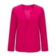 thumbnail image 4 of Blazer de moda para mujer, blusas de color liso, manga larga, cuello en V, chaqueta de traje informal, blusa de poliéster para mujer, 4 of 6