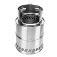 thumbnail image 2 of Wood Burning Camping Stove Stainless Steel Potable Backpacking Wood Stoves with Storage Bag for Tent Heating BBQ, 2 of 5