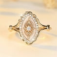 thumbnail image 7 of RuiJiao Exquisite Vintage-Inspired Lace Rings for Women - Personalized, High-End Jewelry with Timeless and Grace, 7 of 7