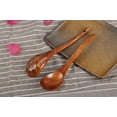thumbnail image 4 of Agiferg Wooden Spoon Fork Bamboo Kitchen Cooking Utensil Tools Soup-Teaspoon Tableware, 4 of 9