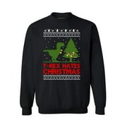 awkward styles t rex hates christmas christmas sweatshirt t rex christmas dinosaur ugly christmas sweater - Redneck Christmas Sweaters awkward styles t rex hates christmas christmas sweatshirt t rex christmas dinosaur ugly christmas sweater - Redneck Christmas Sweaters