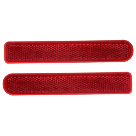 1 Pair Rear Tail Bumper Reflector Light Lamp Fit For Toyota FJ Cruiser Base Trail Teams For Special Edition 2007-2014 Red 8191035060