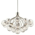 thumbnail image 5 of 52702PN Kichler Lighting Silvarious - 16 Light Chandelier-26 Inches Tall and 38 Inches Wide-Polished Nickel Finish-Clear Crackle Glass Color, 5 of 9
