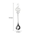 thumbnail image 2 of 12 Pack Cute Teaspoons Stainless Steel Musical Notation Shaped Coffee Spoons Dessert Cake Ice Cream Sugar Spoon, 2 of 6