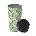 thumbnail image 2 of Daiia Flamingo And Monstera Printed Stainless Steel Tumbler with Lid and Straw, Double Wall Vacuum Insulated Coffee Tumbler Travel Coffee Mug with Leak Proof Lid, 2 of 8