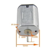 CHANCS of Small DC Motor DC 3.7V Speed 23500r/min Mini for dc Gear Motor DIY Toy Mini USB Fan Science Experiment Appliance with Shaft 2PCS