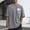 Gray, variant on Blmnix Graphic Tees Tshirts Shirts for Men Pullover Cotton T Shirts Hawaiian Shirt Shirt Elbow-Length Crew Neck Green Running Shirts for Men,XXXXXL