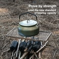 thumbnail image 4 of Portable Grill Rack Adjustable Height Outdoor Stainless Steel Cooking Stove Rack Sturdy Camping Barbecue Stand Multiple Sizes For Tailgaters Tabletop Indoor Grill Grill Table Top Barbecue Grill Vt13, 4 of 4