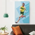thumbnail image 4 of Long-distance Runner Star Steve Prefontaine Art Picture Poster Print Artworks Canvas Poster Room Aesthetic Wall Art Prints Home Modern Decor Gifts 24x36inch(60x90cm), 4 of 6