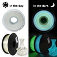 thumbnail image 2 of Glow-in-the-Dark PLA 3D Printer Filament 1.75mm, Luminous PLA Filament for 3D Printing, 250g, 2 of 5