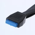 thumbnail image 4 of Motherboard USB Splitter Internal USB Extension Cable 19 Pin USB 3.0 1 to 2 Splitter Cable 20CM, 4 of 8