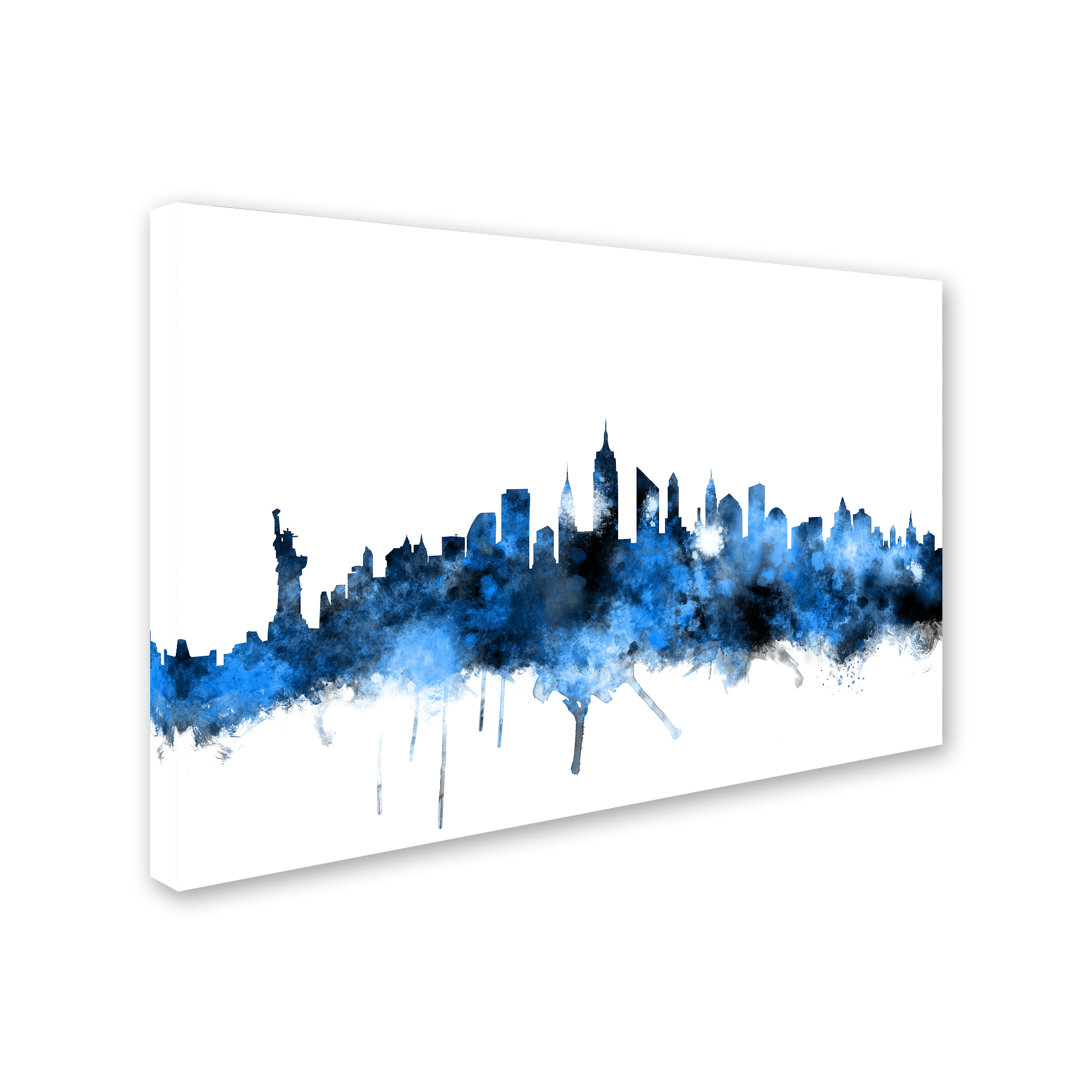 Trademark Fine Art "New York Skyline II" Canvas Art by Michael Tompsett