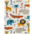 thumbnail image 2 of Balta Mod-Tod Henry Kids Animal Area Rug 5'3" x 7' - Cream, 2 of 5