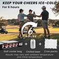 thumbnail image 2 of Bolsa Térmica BAPOTH para Golf con 4 Paquetes de Hielo, 6 Horas, Capacidad para 9 Latas de 355 ml, 2 of 6