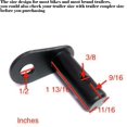 thumbnail image 2 of Acoplador de enganche para remolque de bicicleta, accesorio conector de fijación para bicicleta de 90 grados, Compatible con cochecito de niños y mascotas, 2 of 5
