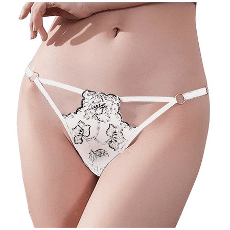 Fulorrnie Underwear for Women High Waisted Thong Seamless Comfort Panties Elastic Waist Banded Stretchable Panty White One Size