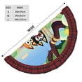thumbnail image 4 of Lsque Bluey for Christmas Tree Skirt, Merry Christmas Tree Skirt Collar, Xmas Holiday Decoration-48", 4 of 7