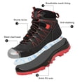 thumbnail image 3 of Men's Safety Shoes Lightweight Air Cushion Work Shoes Sporty Breathable Steel Toe Shoes Non-Slip Protective Shoes EU 37-48, 3 of 9