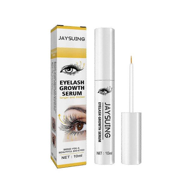 Jaysuing Eyelashe Essence Black Curly Long Thick Gentle Natural Beautiful Moisturizing Curling Eyelash Eyelashe Essence -
