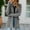 Grey, variant on MRULIC cardigan for women Fashion Women Long Sleeve Casual Winter Cardigan Pocket Solid Color CoatWomen's Cardigan Green US:4