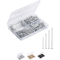 Cross-Border 200Pcs Multi-Size Nail Set With Tool Box High Strength Metal Nails For Wall Wood Picture Frame Hanging Diy Home Decoration And Craft Projects