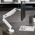 thumbnail image 2 of Scranton & Co Single Monitor Arm with USB 3.0 Port in White Aluminum, 2 of 9