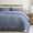 Dusty Blue-Twin, variant on Twin Dusty Blue Cloud Quilt Set 2-Piece Bedding with Pillow Sham