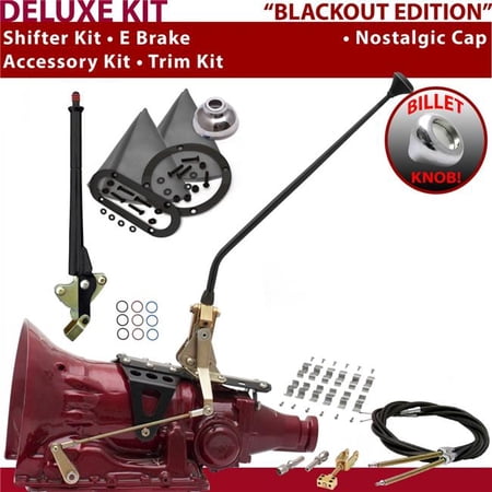 American Shifter FMX Shifter Kit Black 16 in. E Brake Cable Clamp Trim Kit for F247A