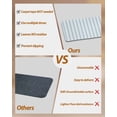 thumbnail image 3 of Stair Treads for Wooden Steps, Blue Striped Peel and Stick Stair Treads with Reusable Adhesive, Blue White Stripes Farmhouse Non Slip Indoor Stairs Runner Rugs Mats for Elders Dogs 8"x30" 15PCS, 3 of 7