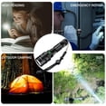thumbnail image 3 of 2Pack Garberiel 5Modes L2 Super-Bright LED Flashlight USB Rechargeable Tactical Torch w/Battery&USB Charger for Emergencies, Camping, Hiking,Cycling, 3 of 7