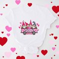 thumbnail image 2 of VKOYWKM Valentine Day Heart Tshirt for Women Heart Graphic Tees Short Sleeve Casual Crew Neck Holiday Tops Romantic Valentines Day Gifts Shirt, 2 of 7