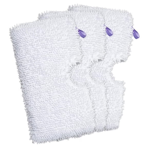S3501 S3601 Steam Mop Replacement Pads Compatible with Shark Steam Pocket Mops S3501 S3601 S3550 S3801 S3901 S3601D S3801CO S3901D S3455K S2902 SE450, Washable Microfiber Mop Pads Reusable, 3 Pack