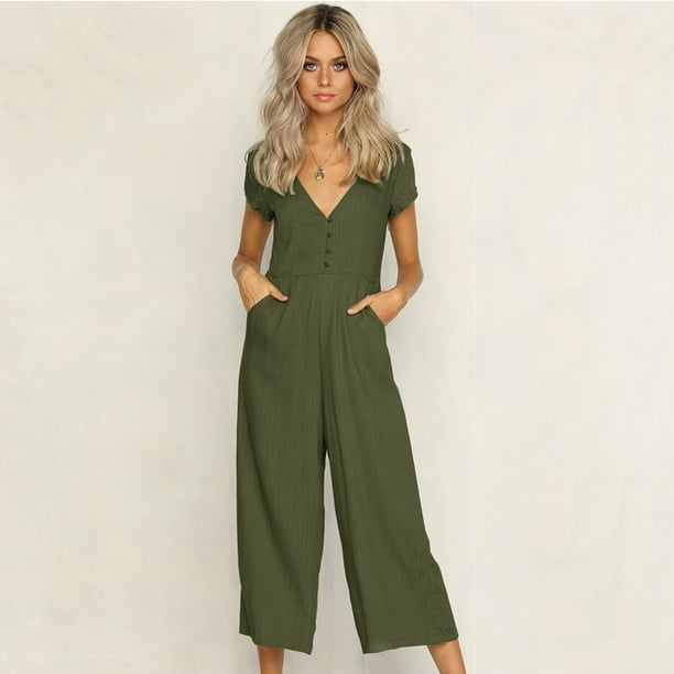 Jumpsuit with cheap short legs