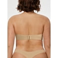 thumbnail image 2 of Deyllo Women's Strapless Bras Minimizer Bandeau Seamless Non-Padded Underwire Support Plus Size Bra,Nude 38D, 2 of 9