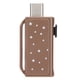 thumbnail image 1 of Unidad Flash, Diseño Push-pull USB3.0 Flash Tea Brown USB3.0 Estándar Para Almacenamiento De Datos Digitales, Transmisión E Intercambio Para Computadoras, Tabletas, Automóviles, 1 of 7