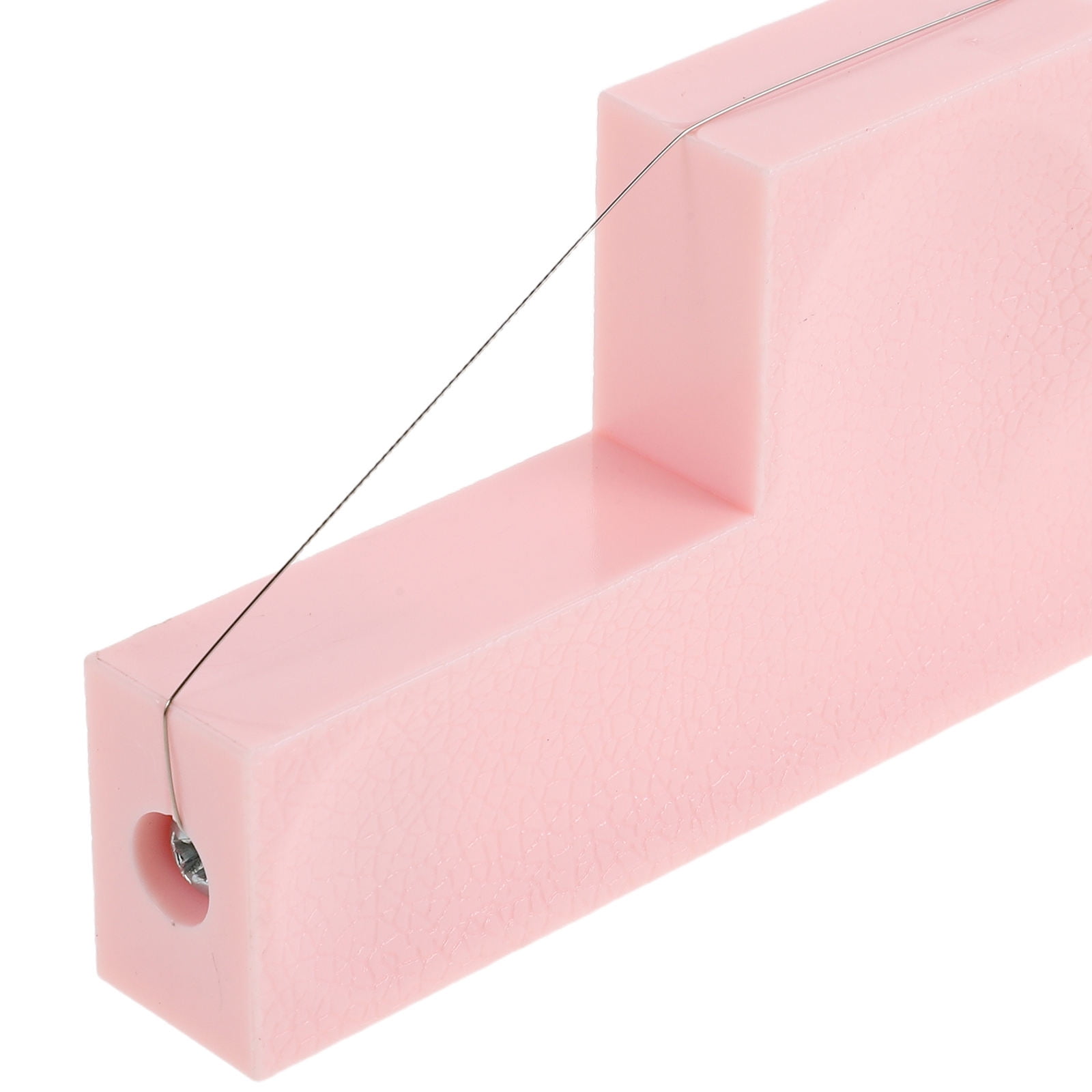 DEEPCRAFF Pottery Wire Cutter Pink Ceramic Angle Tool with Comfortable T Shape Grip Design