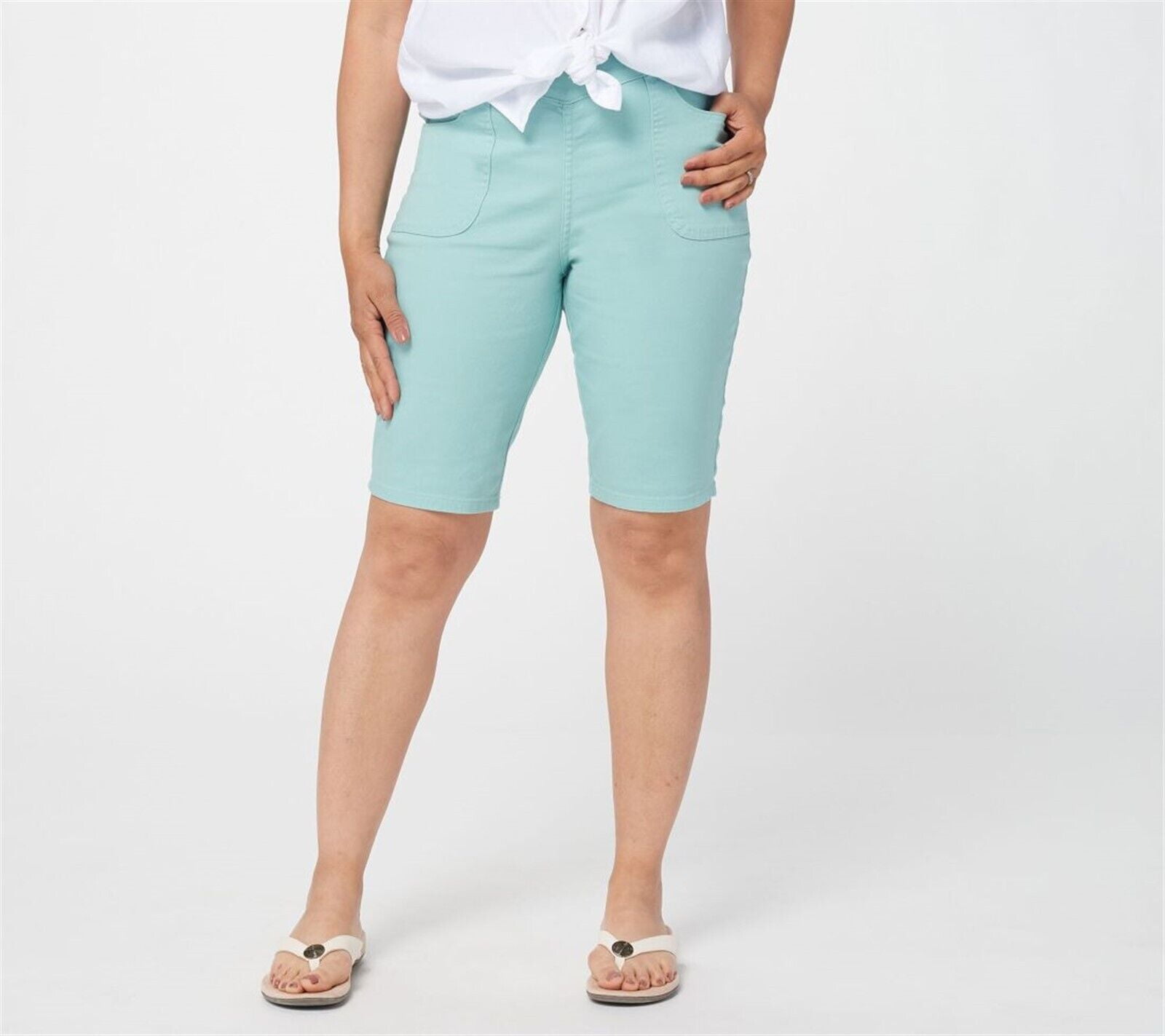 denim & co shorts