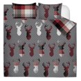 thumbnail image 2 of Safdie & Co. Quilt Set 3PC K Classic Plaid, 2 of 3