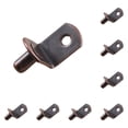 thumbnail image 2 of Shelf Pins Pegs Kit, Binkne Nickel Plated Shelf Support Pegs,Bookshelf Pegs for Shelves,L-Shaped Clips with Rubber Sleeve,Shelf Pins Holders for Furniture Glass Corner & Closet, 2 of 5